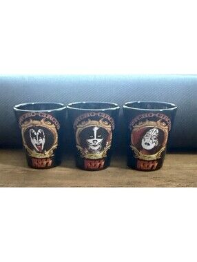 KISS Band Themed Black Shot Glass Psycho-circus